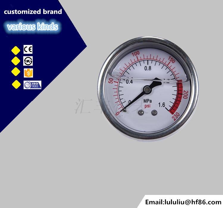 水压耐震压力表